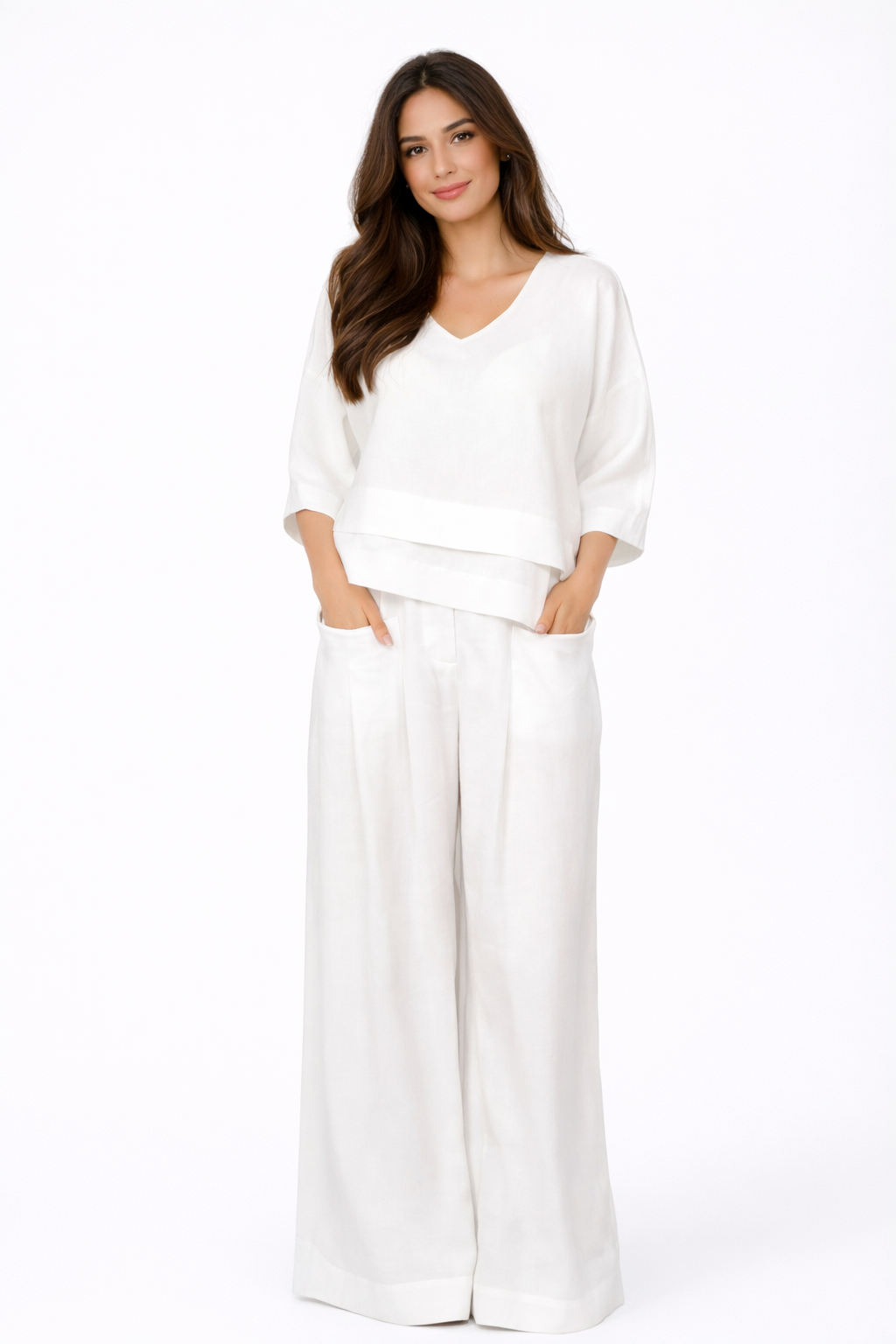 Marisol | Set de Dobladillo de Lino y Algodón