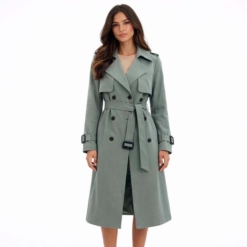 Gabardina Larga Mujer