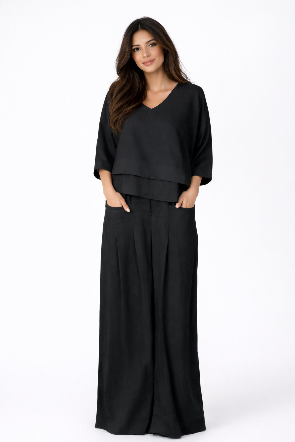 Marisol | Set de Dobladillo de Lino y Algodón